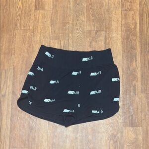 Nike Air Black and White Patterned Shorts